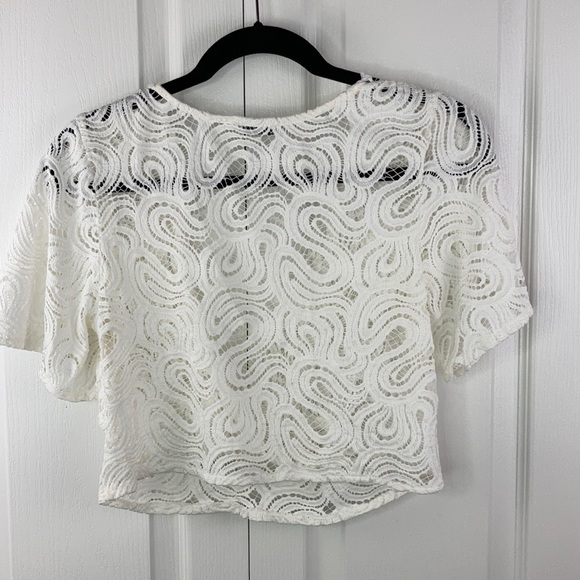 Zara Lace Crop Top - Picture 3 of 5